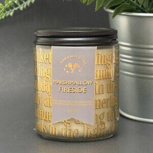 BBW Marshmallow Fireside Bath & Body Works Mason Jar Single Wick Candle